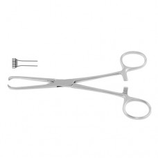 Allis Intestinal and Tissue Grasping Forceps 5 x 6 Teeth Stainless Steel, 19 cm - 7 1/2"